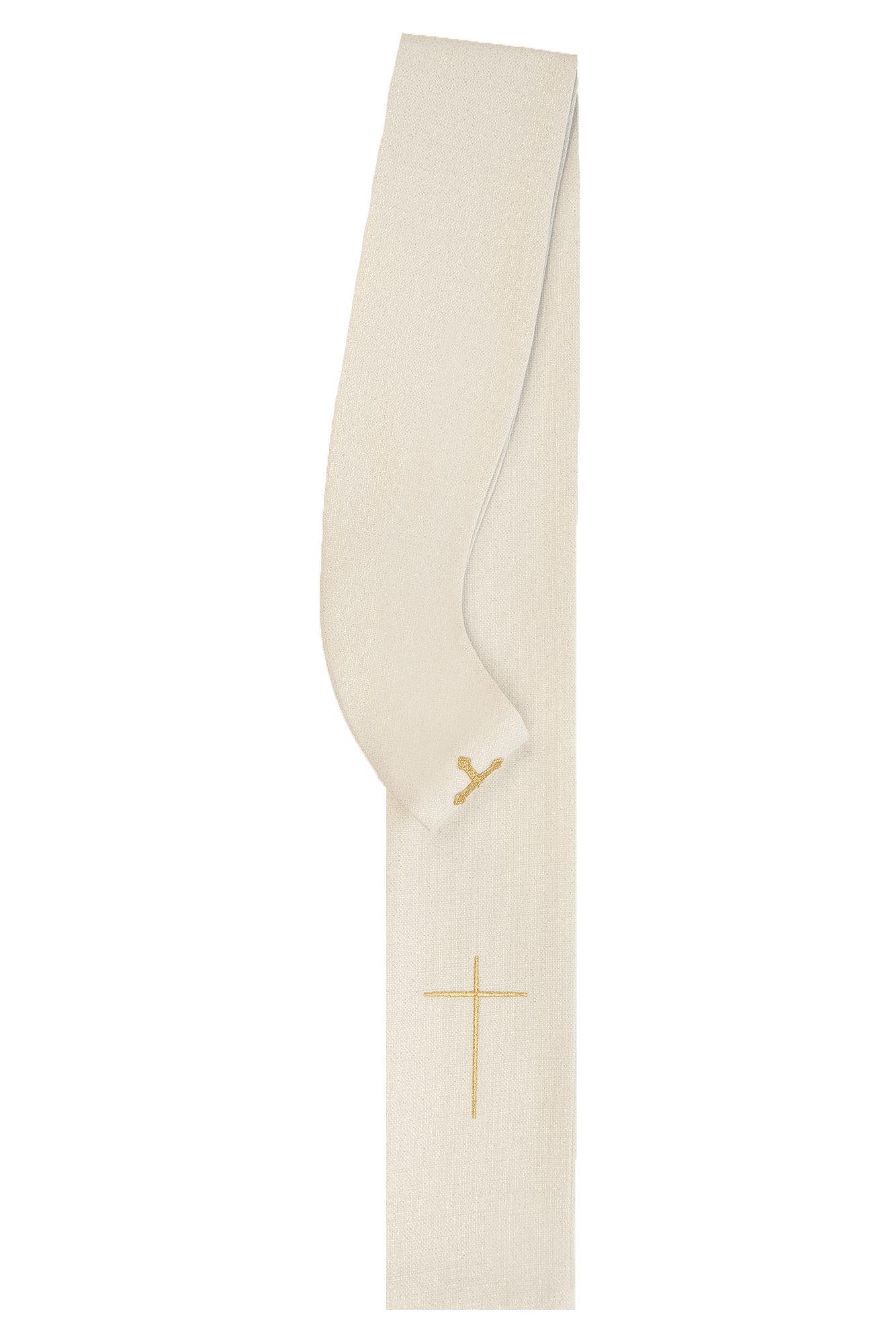 Shiny chasuble with richly adorned gold embroidery