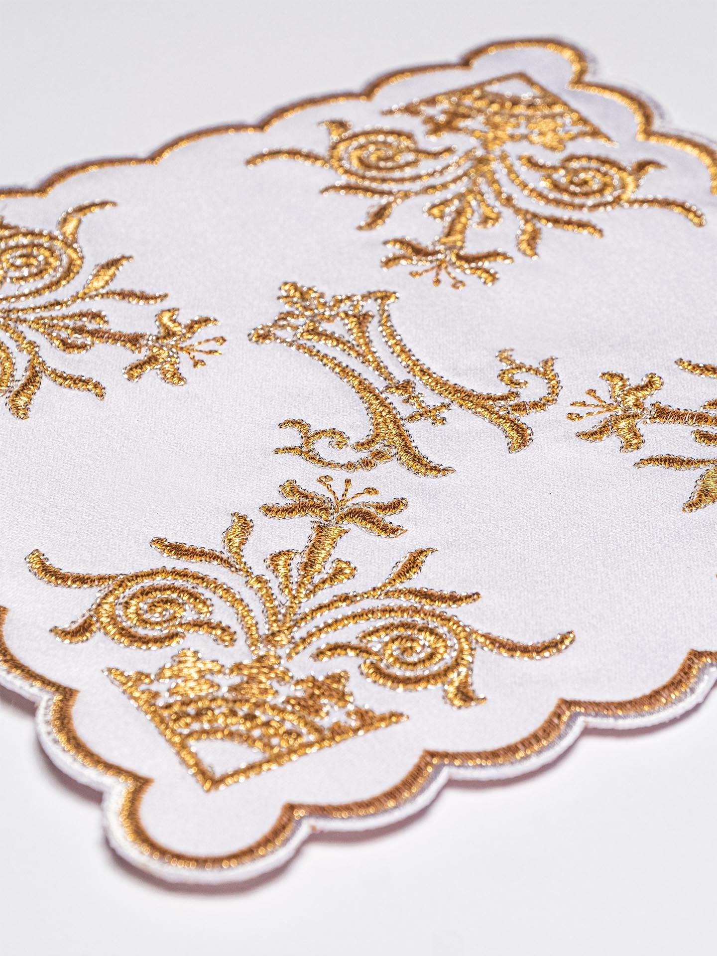 Chalice Linens with Colorful Marian Embroidery