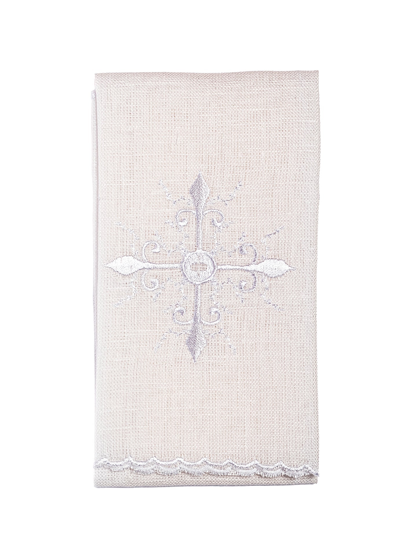 Chalice Linens with Subtle Cross Embroidery KKL/057 - HAFTINAUSA.COM
