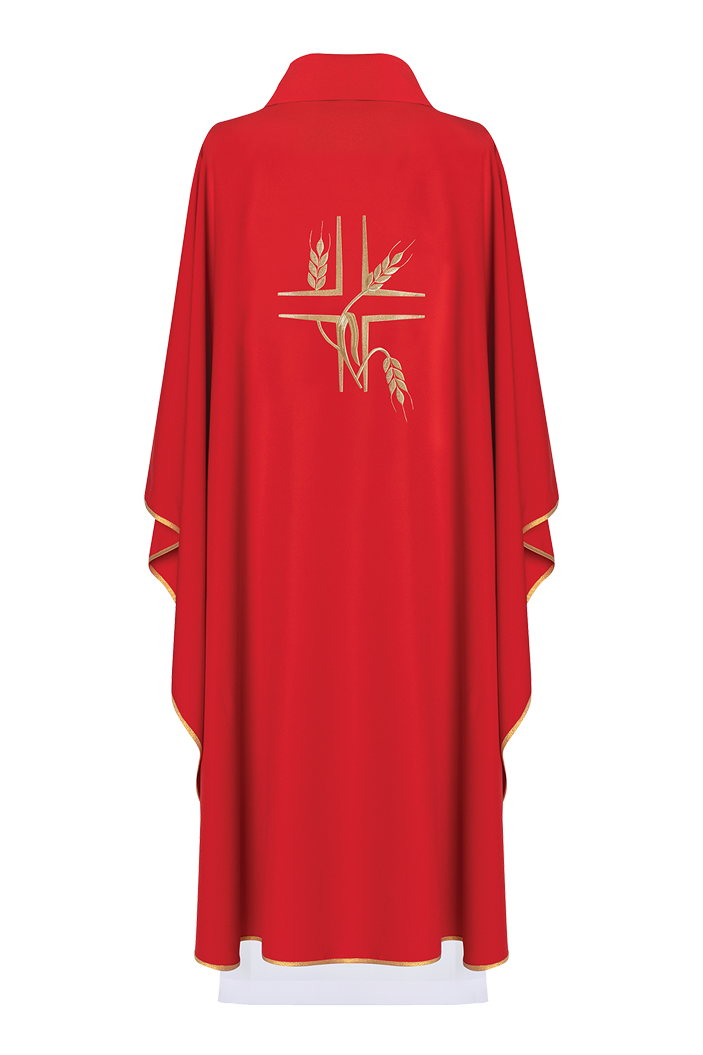 Chasuble embroidered with Red Cross