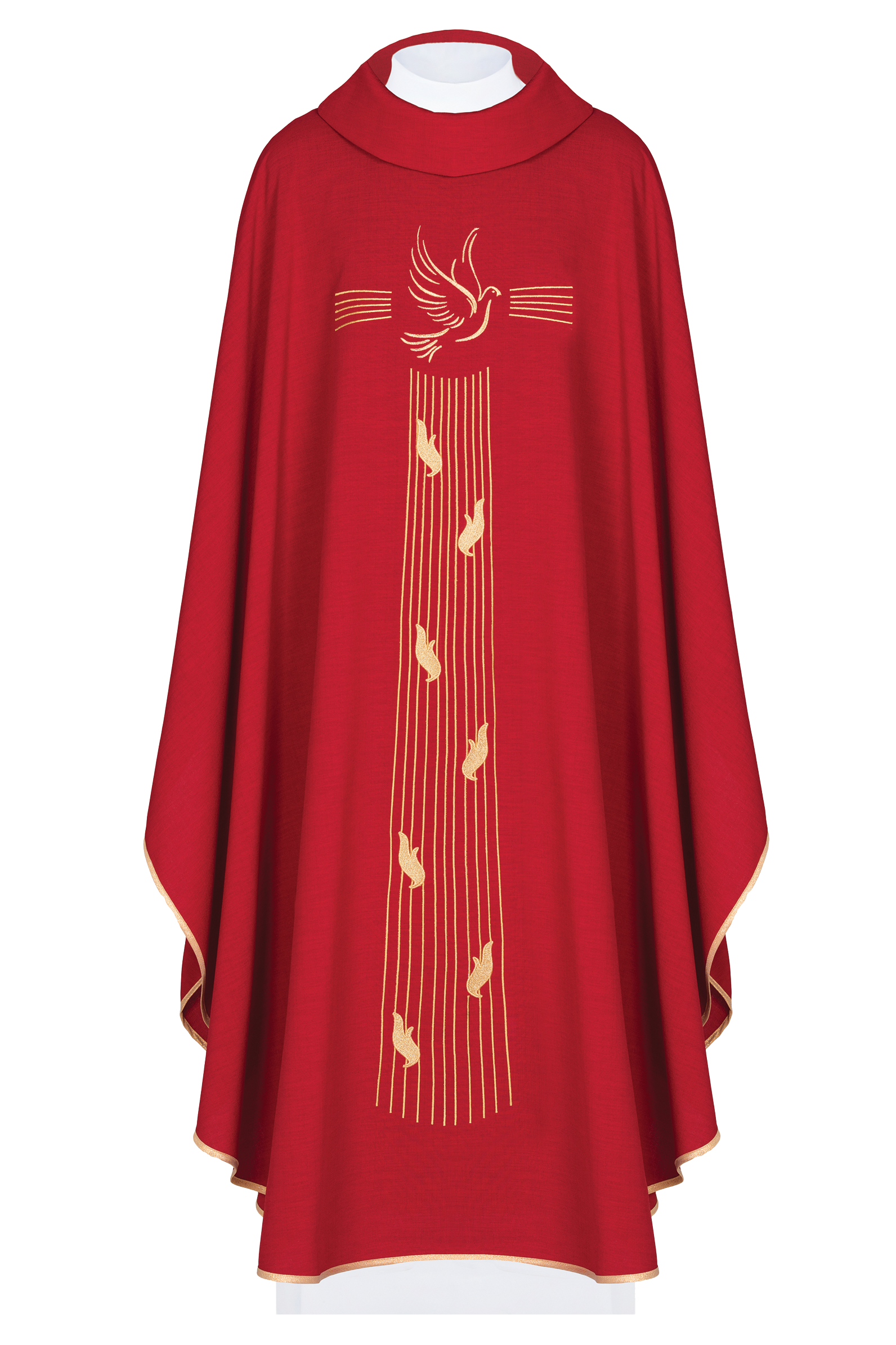 Chasuble with the symbol of the Holy Spirit