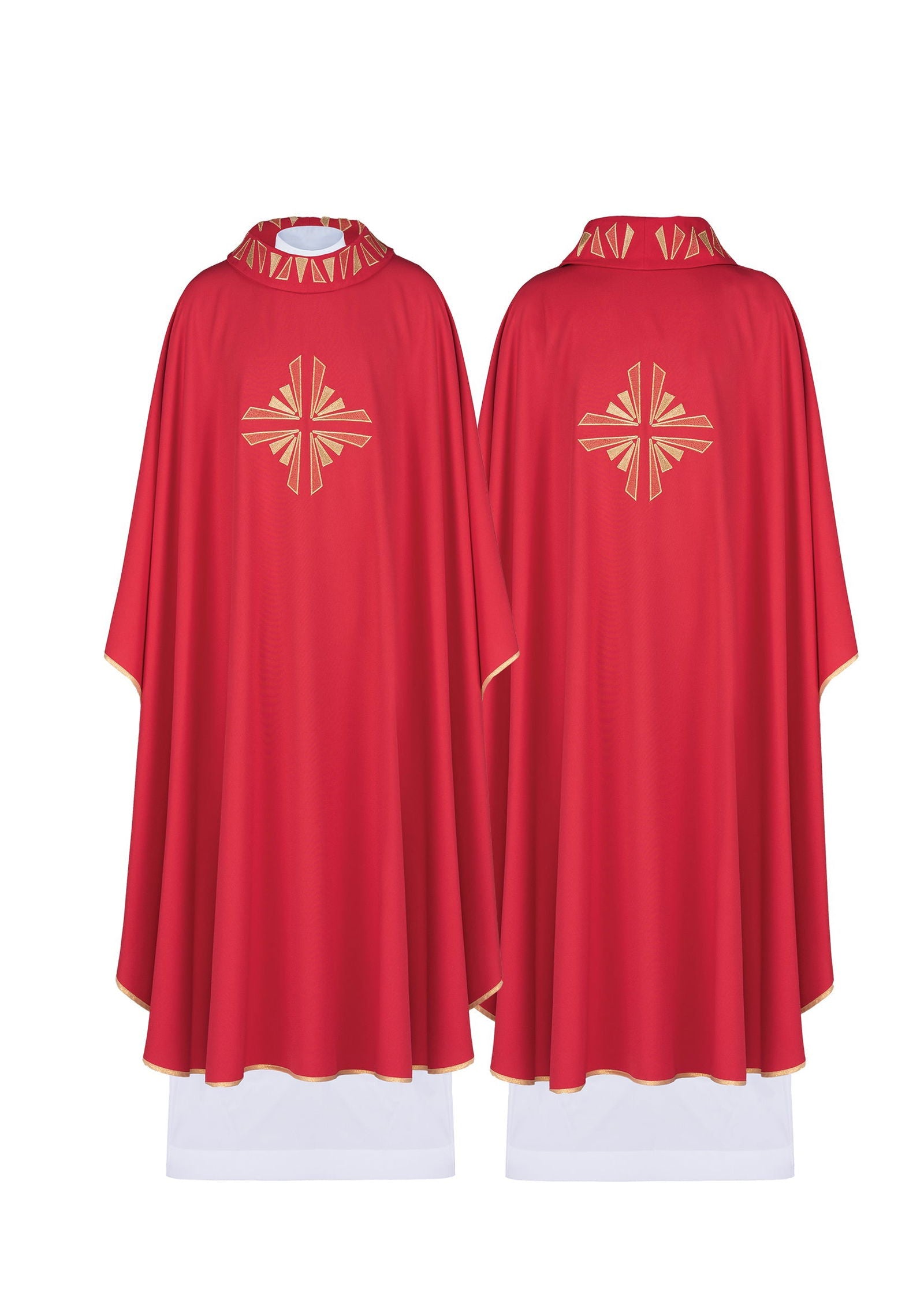 Chasuble embroidered with Red Cross