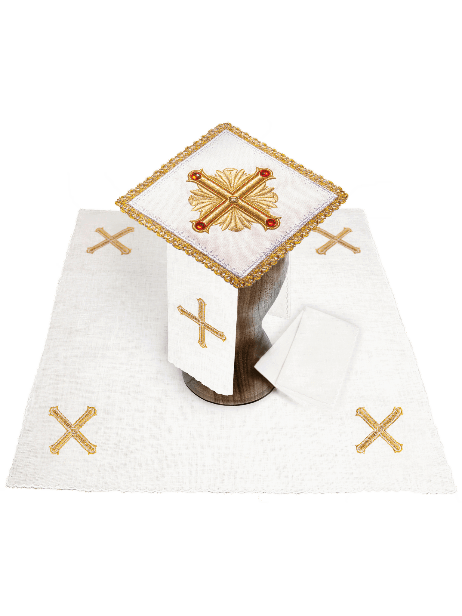 Embroidered altar linen richly decorated LE/5010 - HAFTINAUSA.COM