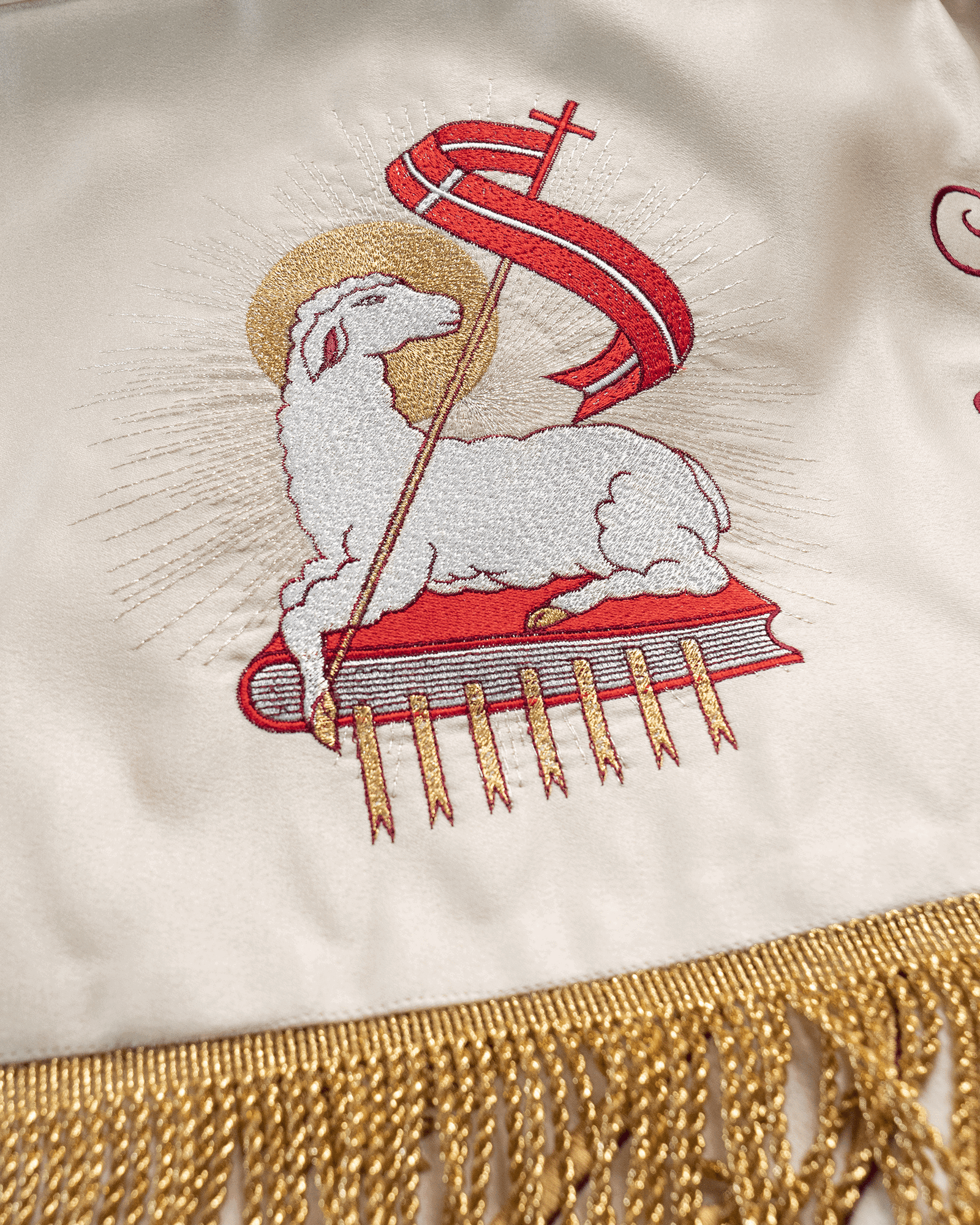 Embroidered Canopy with grape motifs KBA/001 130*160 - HAFTINAUSA.COM