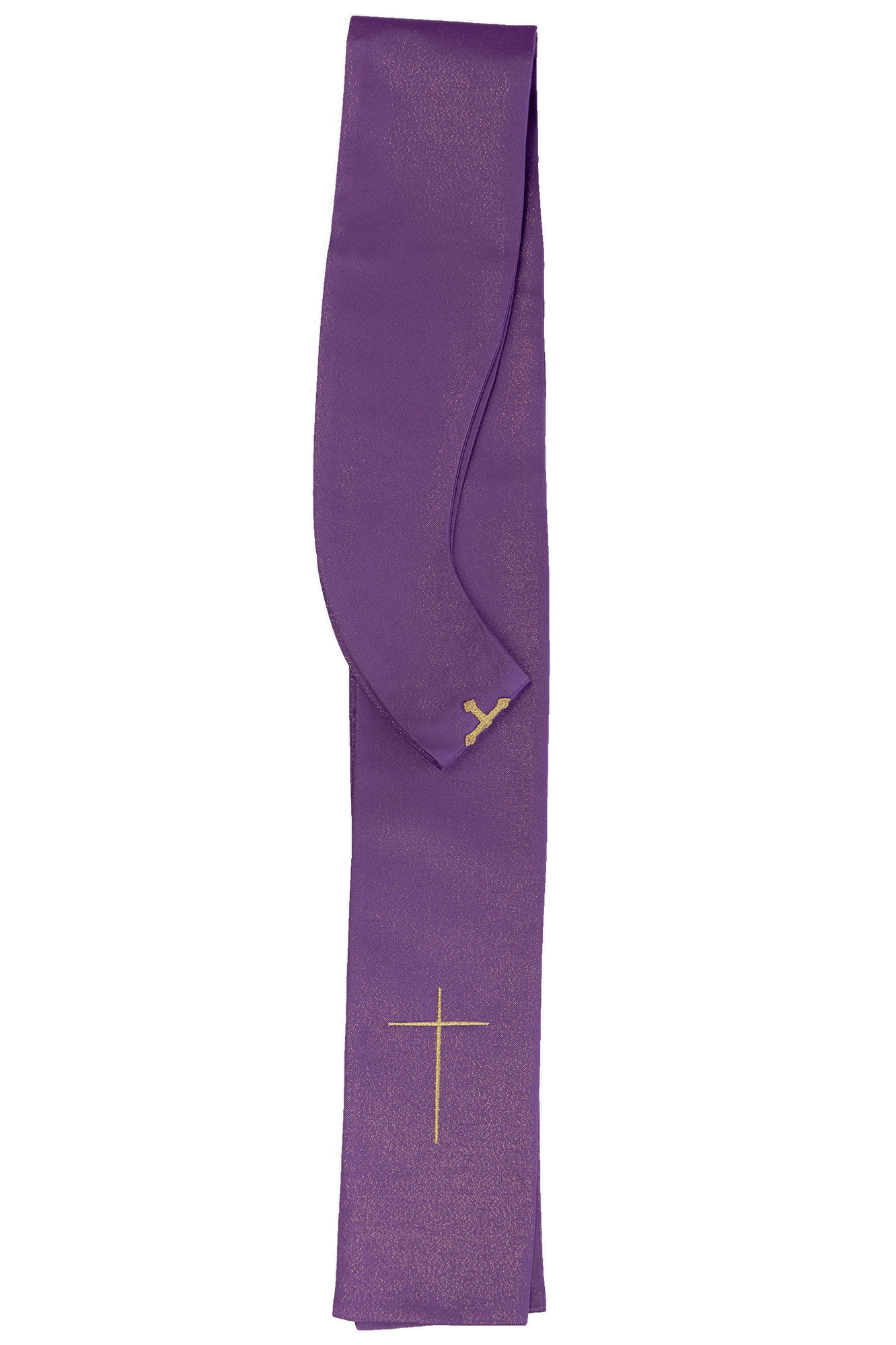 Purple chasuble richly embroidered, shining