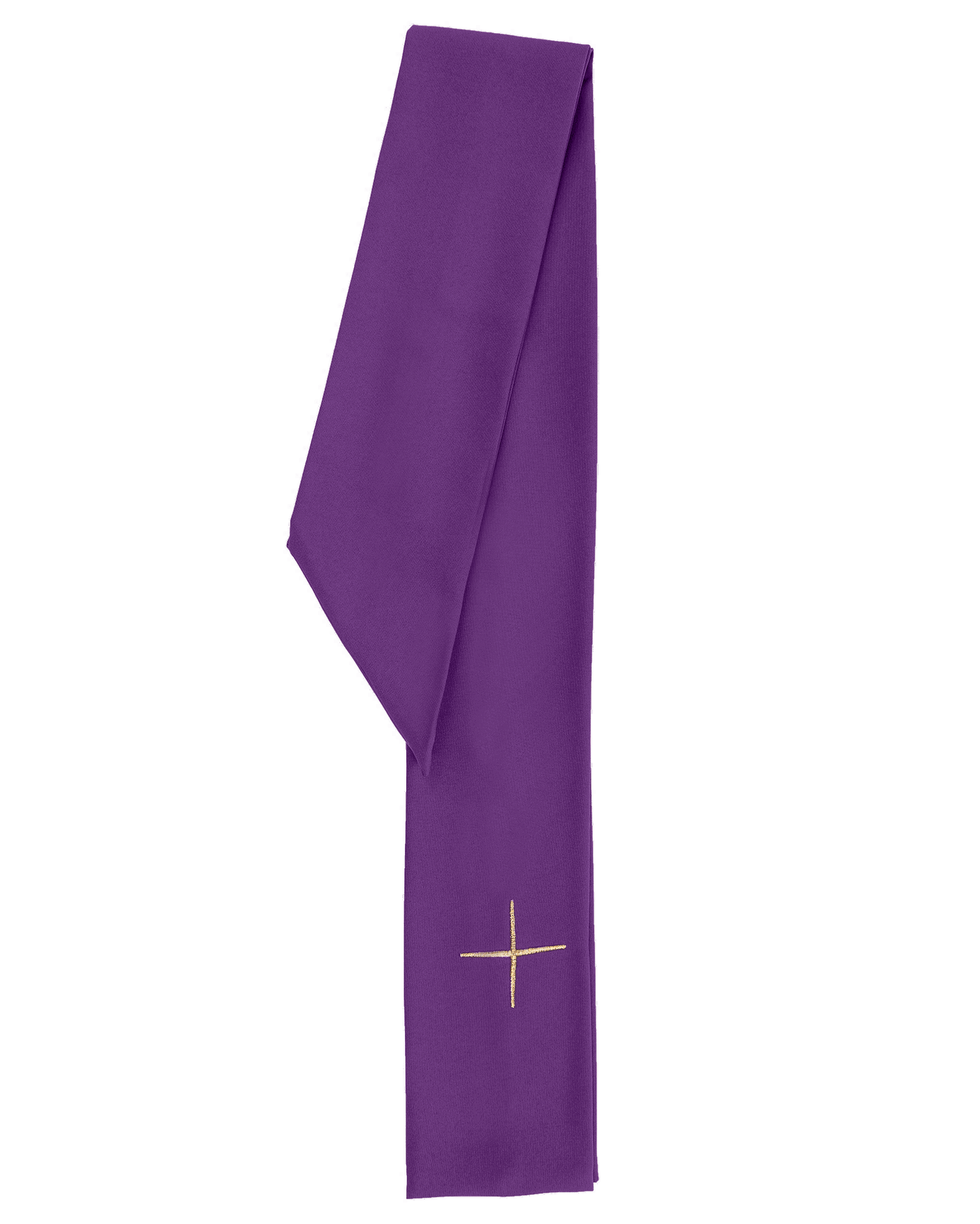 Chasuble embroidered with IHS symbol in purple