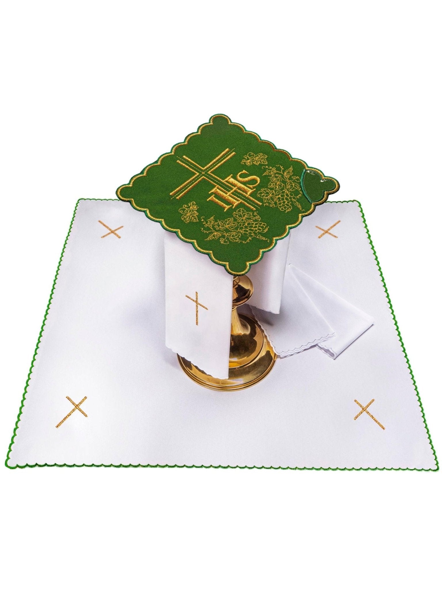 Green Chalice Linens KK/156/01 - HAFTINAUSA.COM