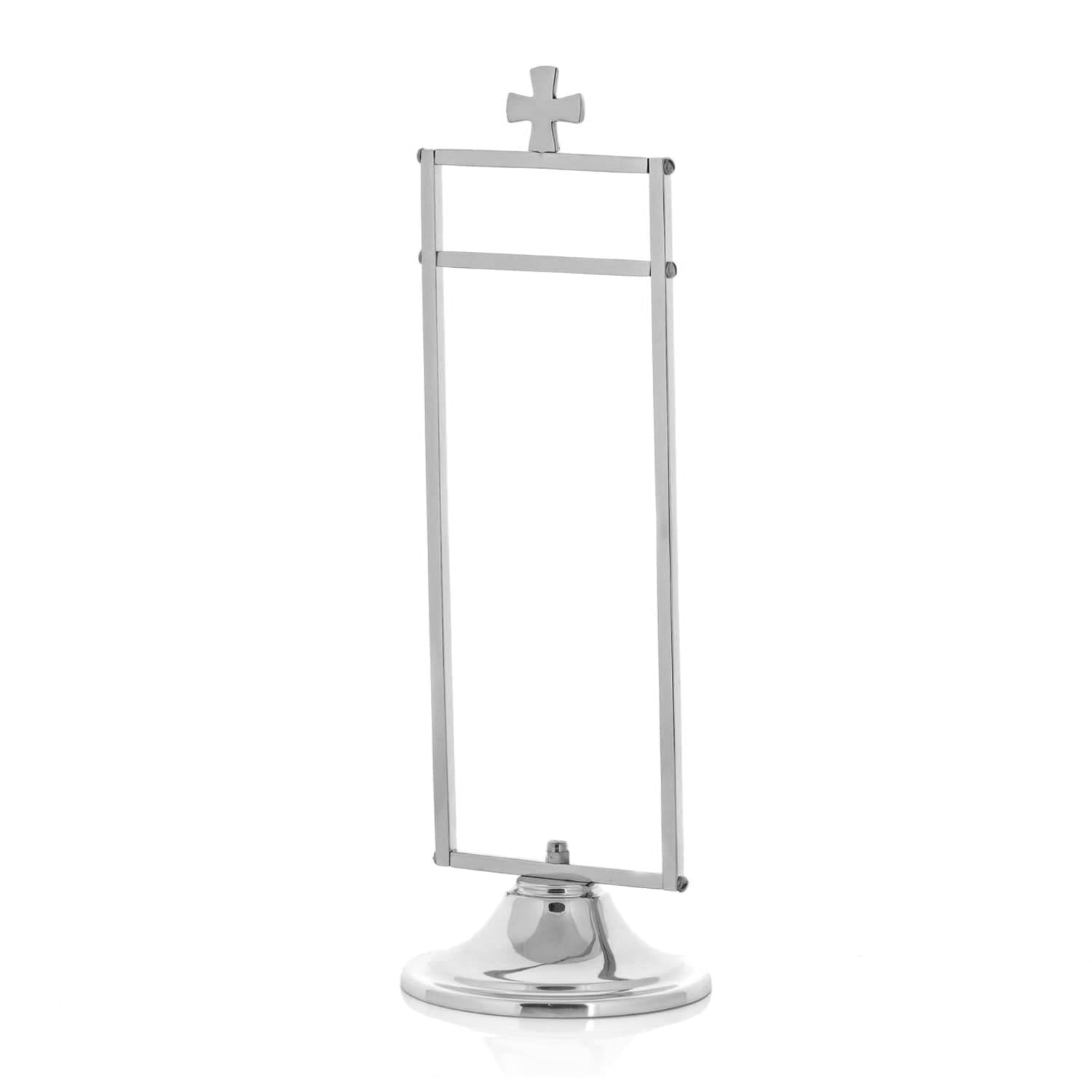 Hanger for purificator - 30 cm - brass - nickel P98N - HAFTINAUSA.COM