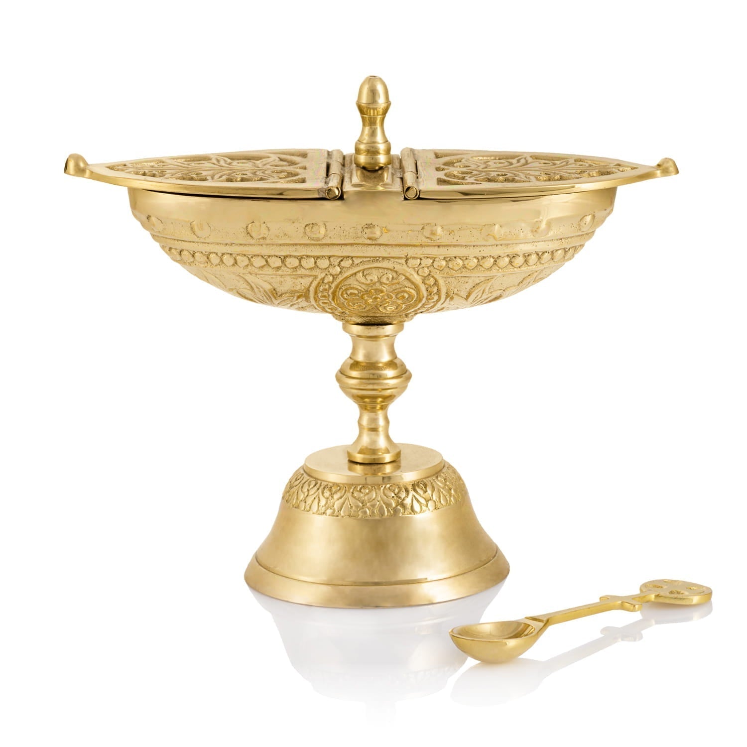Incense boat - brass CE - 1014BS - HAFTINAUSA.COM