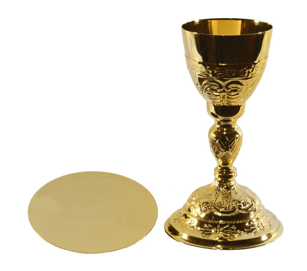 Chalice and paten with case