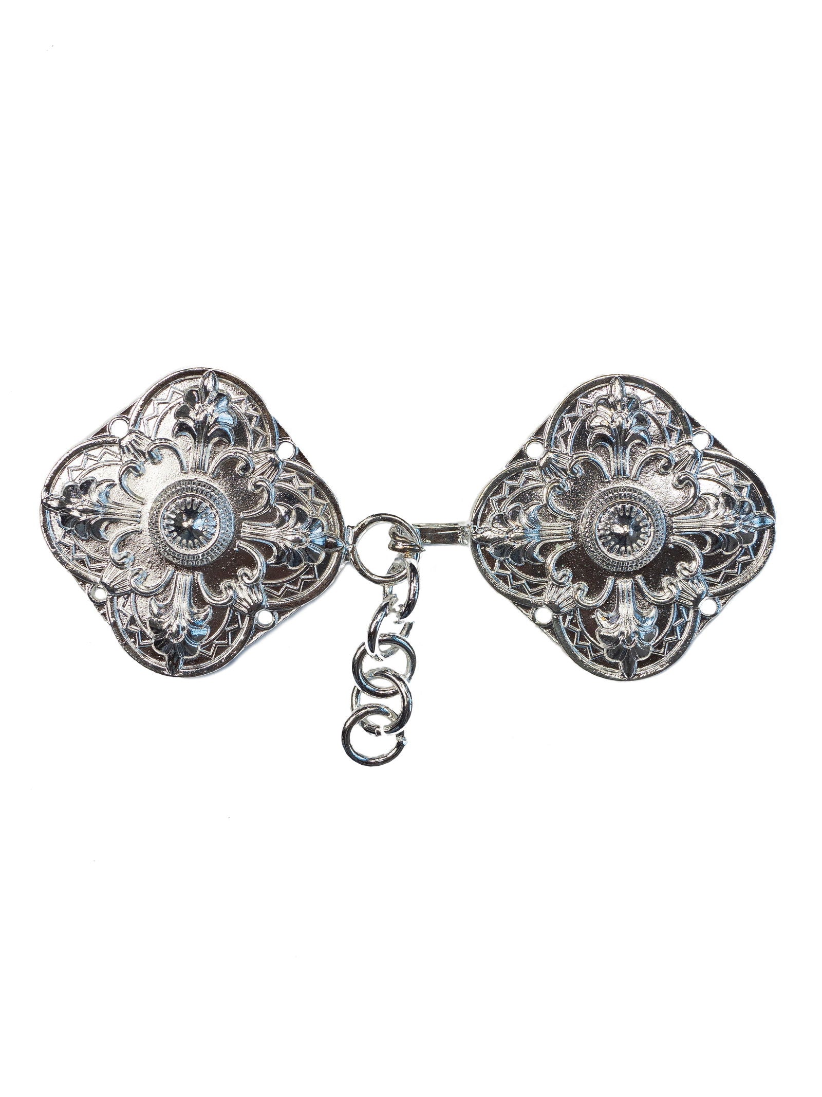 Classic silver cope clasp