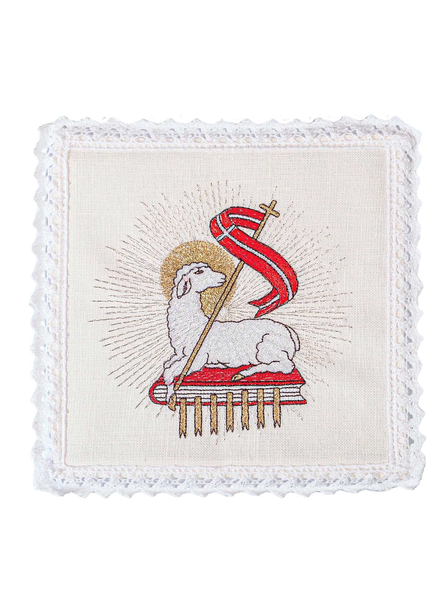 Embroidered altar linen Lamb of God KKL/1