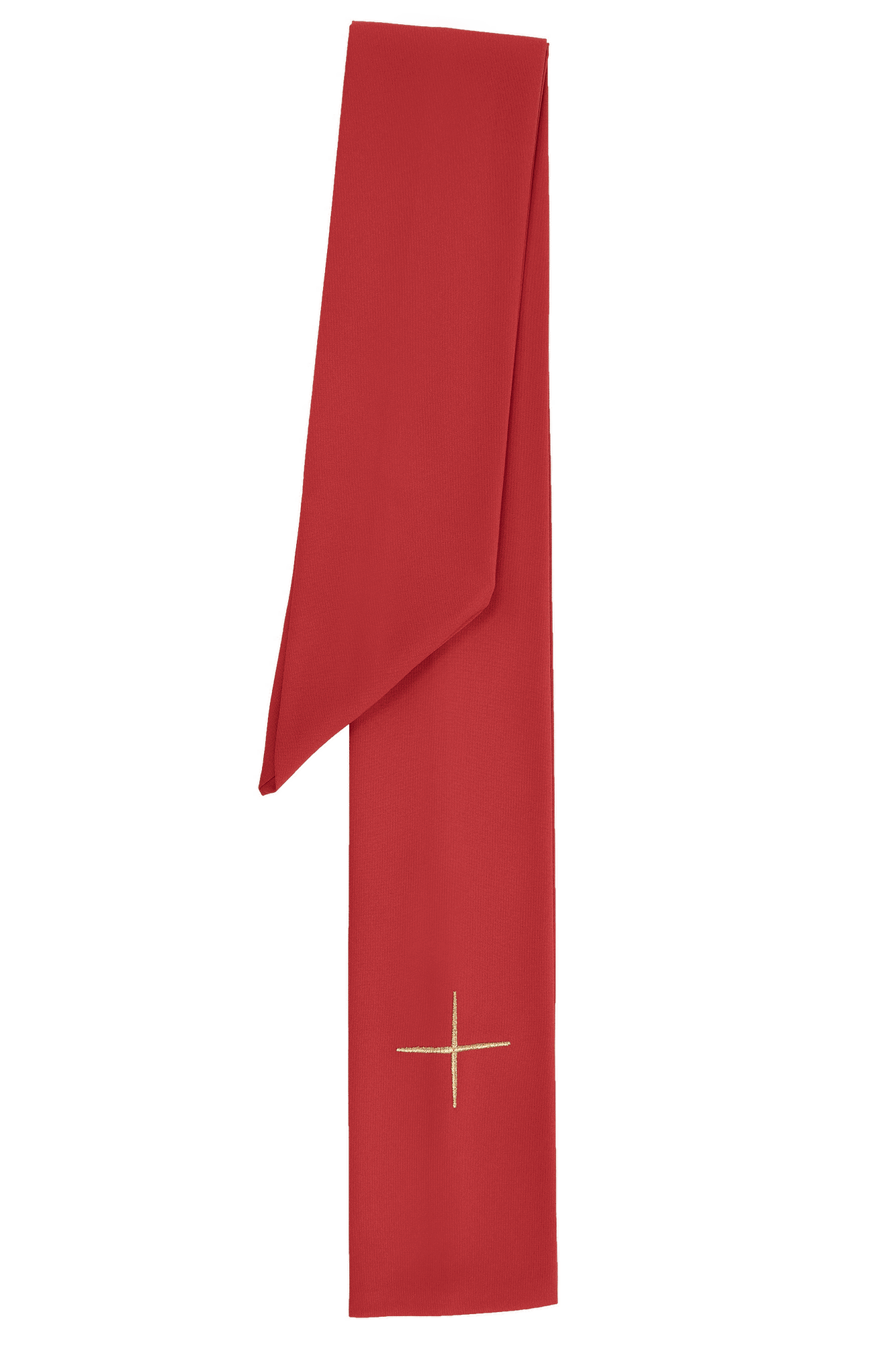 Red chasuble with Alfa Omega embroidery