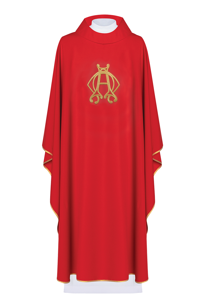 Chasuble embroidered with Green Cross