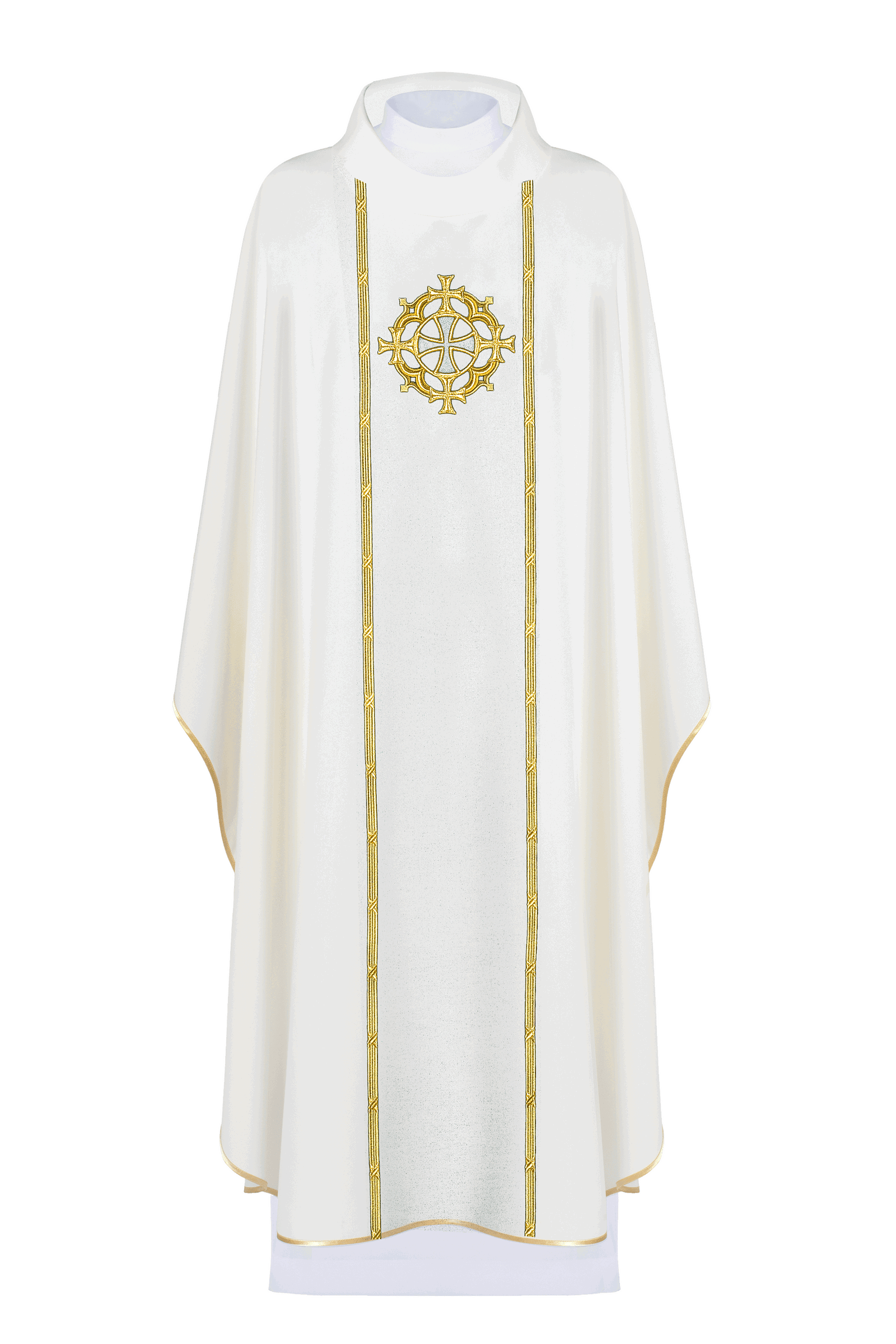 Chasuble embroidered with ecru Cross