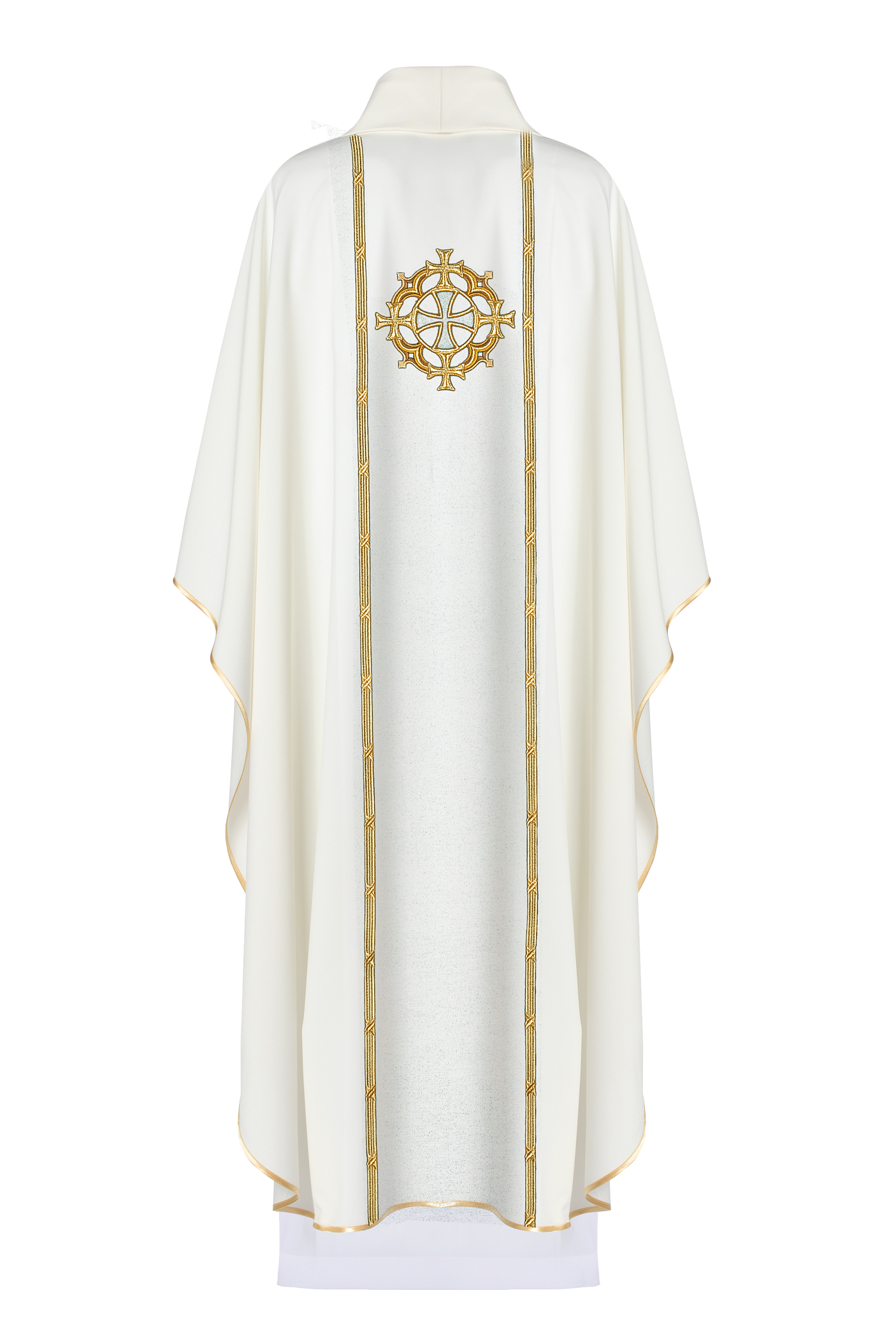 Chasuble embroidered with ecru Cross