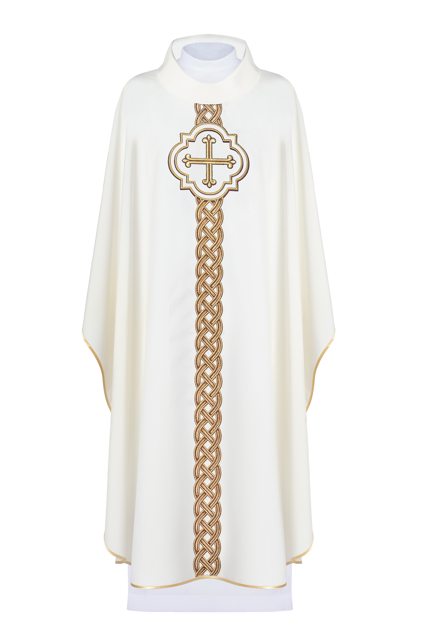 Chasuble embroidered with ecru Cross