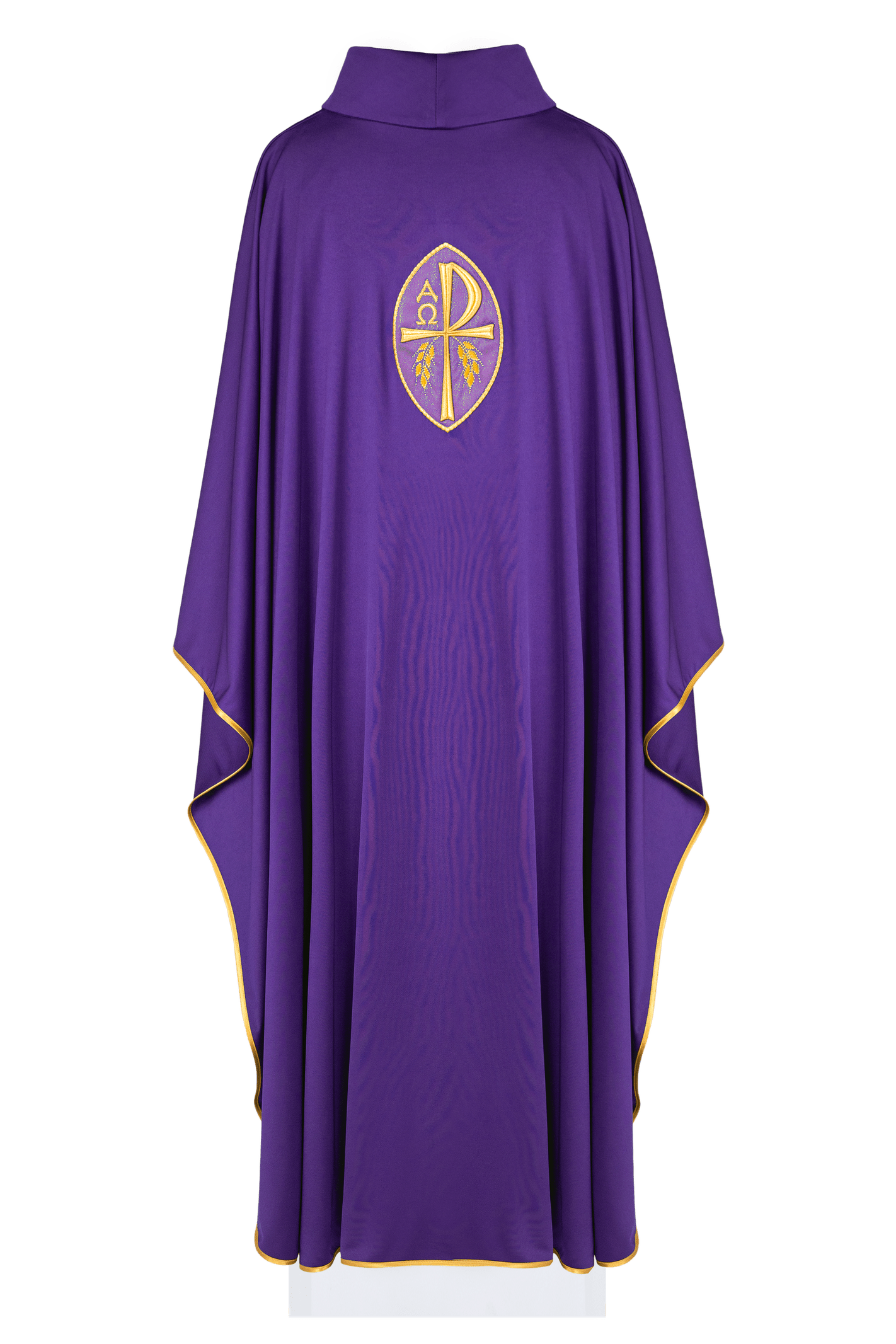 Purple chasuble made of light SACROLITE texture