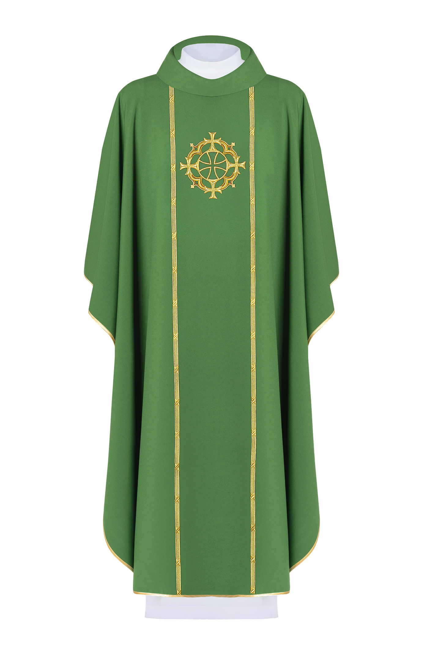 Chasuble embroidered with Green Cross