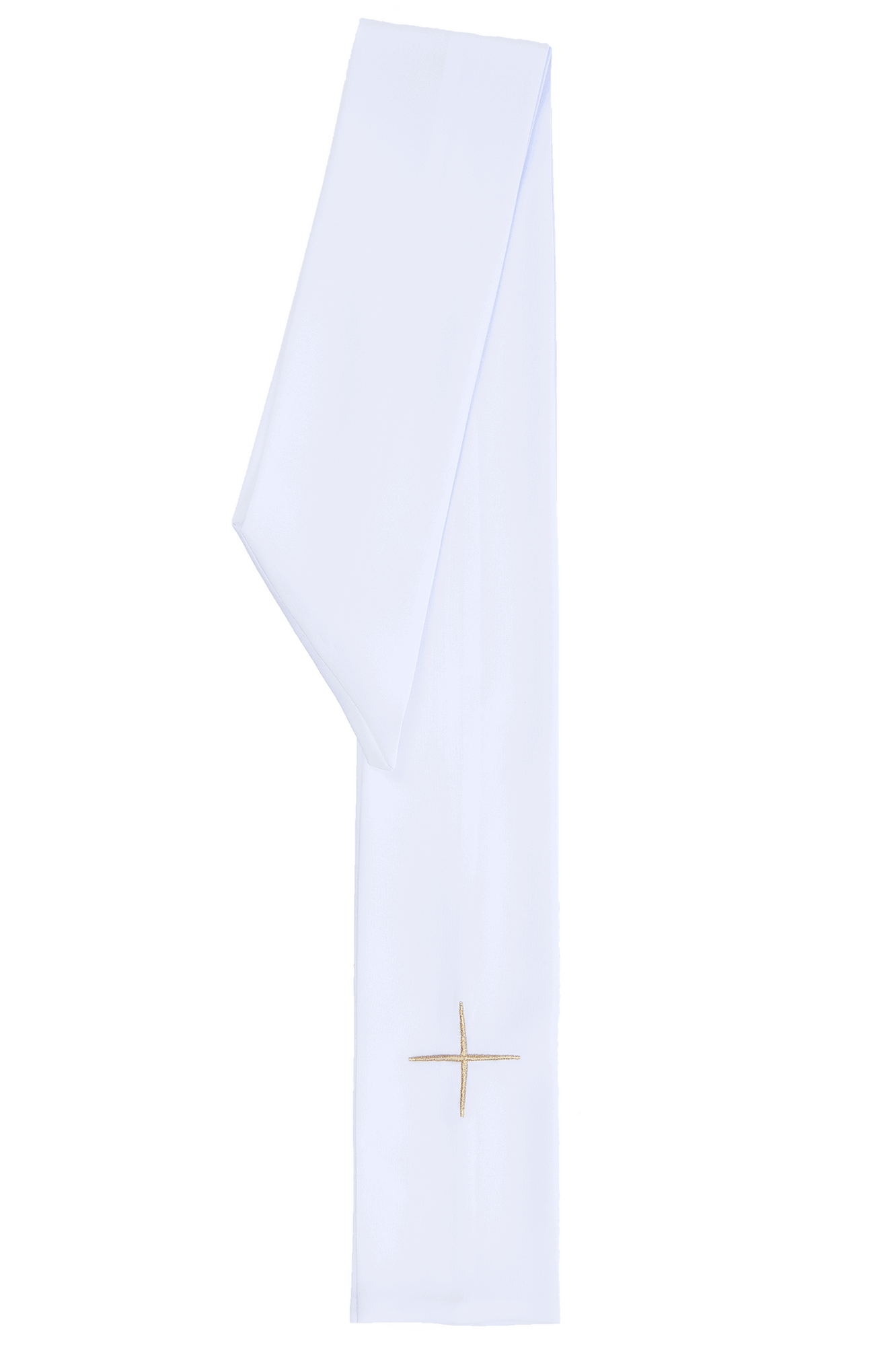 Chasuble embroidered with Marian motif in white