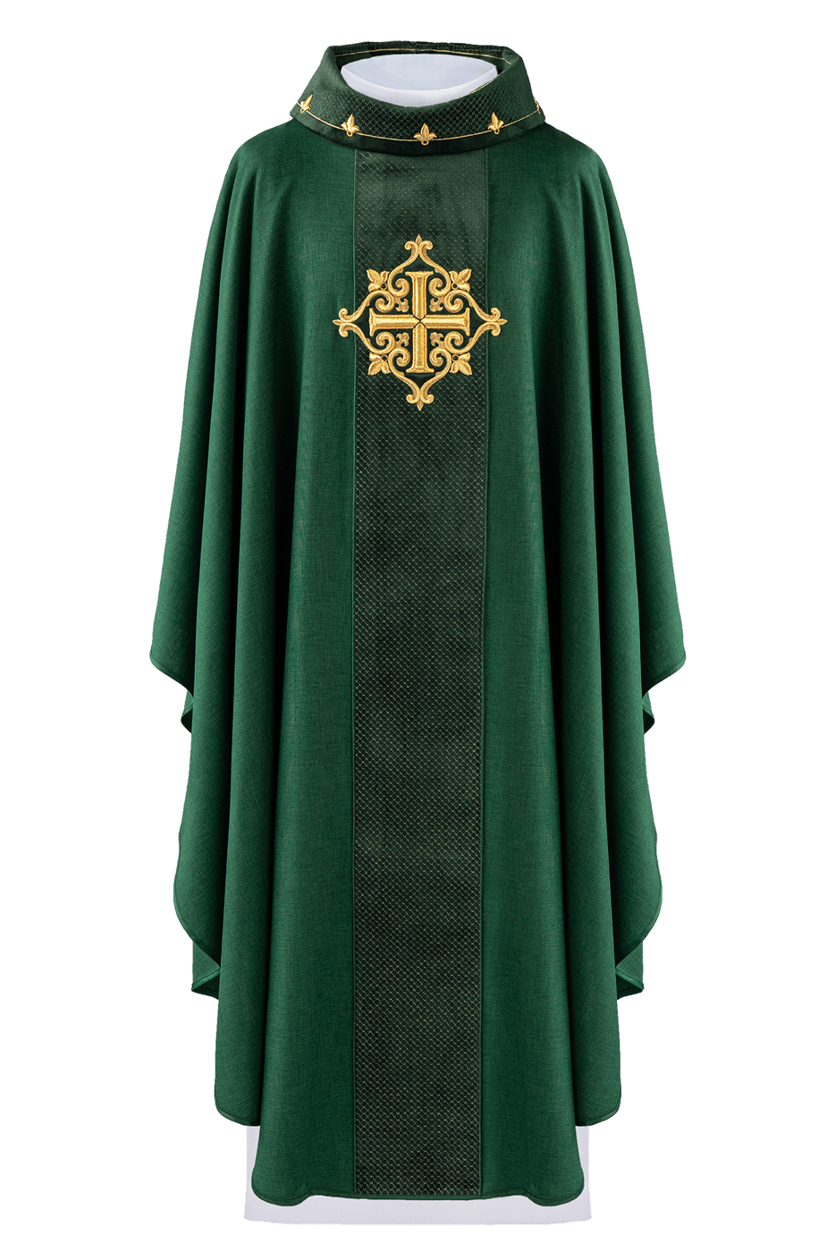 Chasuble embroidered with Green Cross