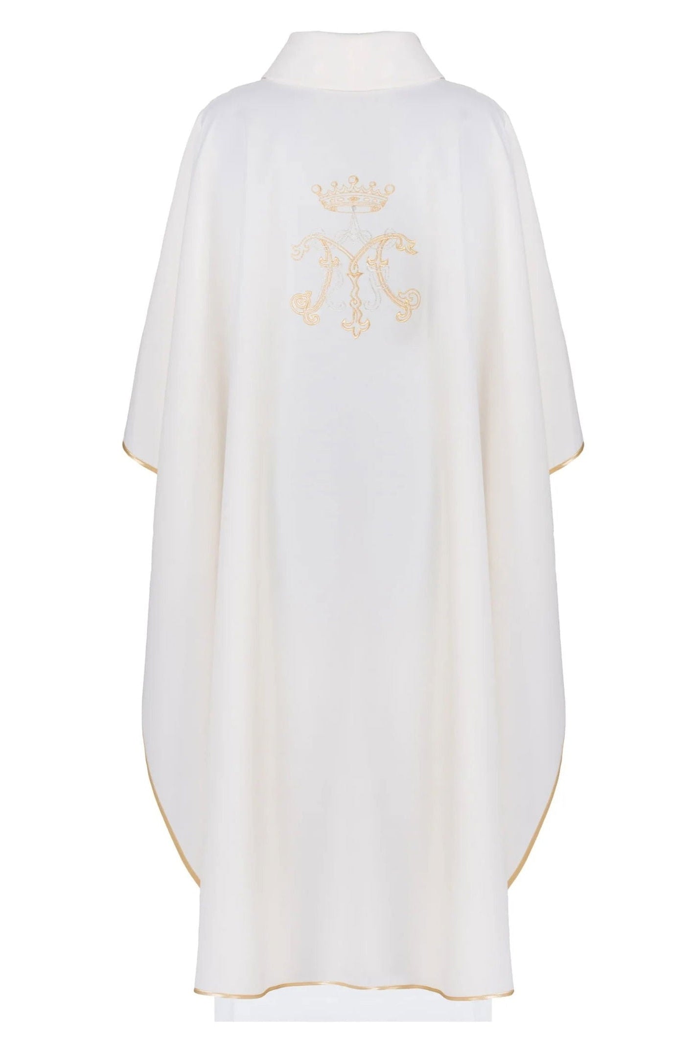 Ecru Liturgical Marian Chasuble