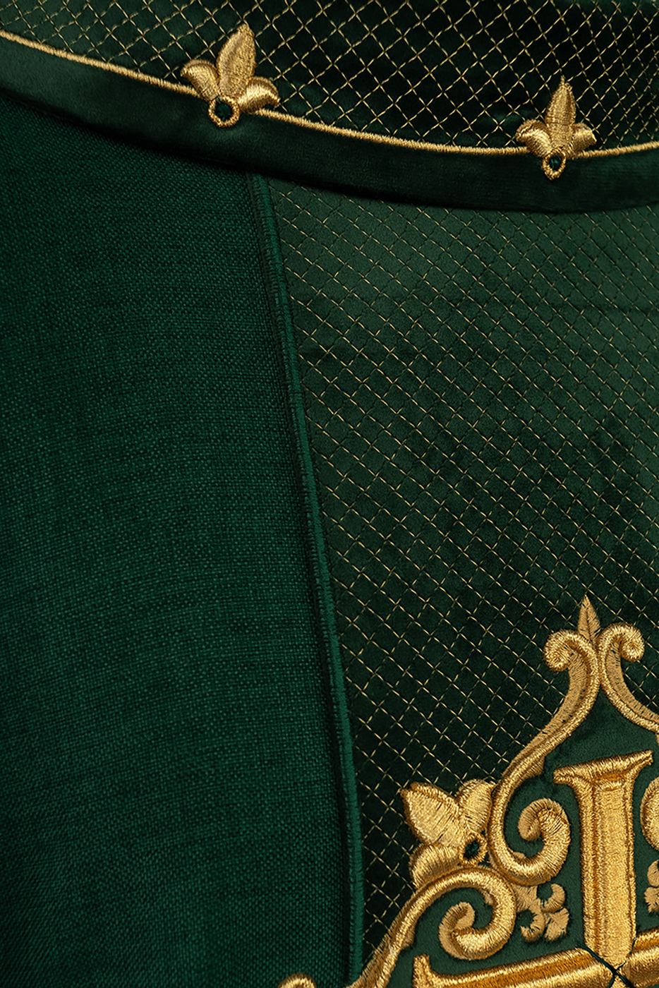 Chasuble embroidered with Green Cross