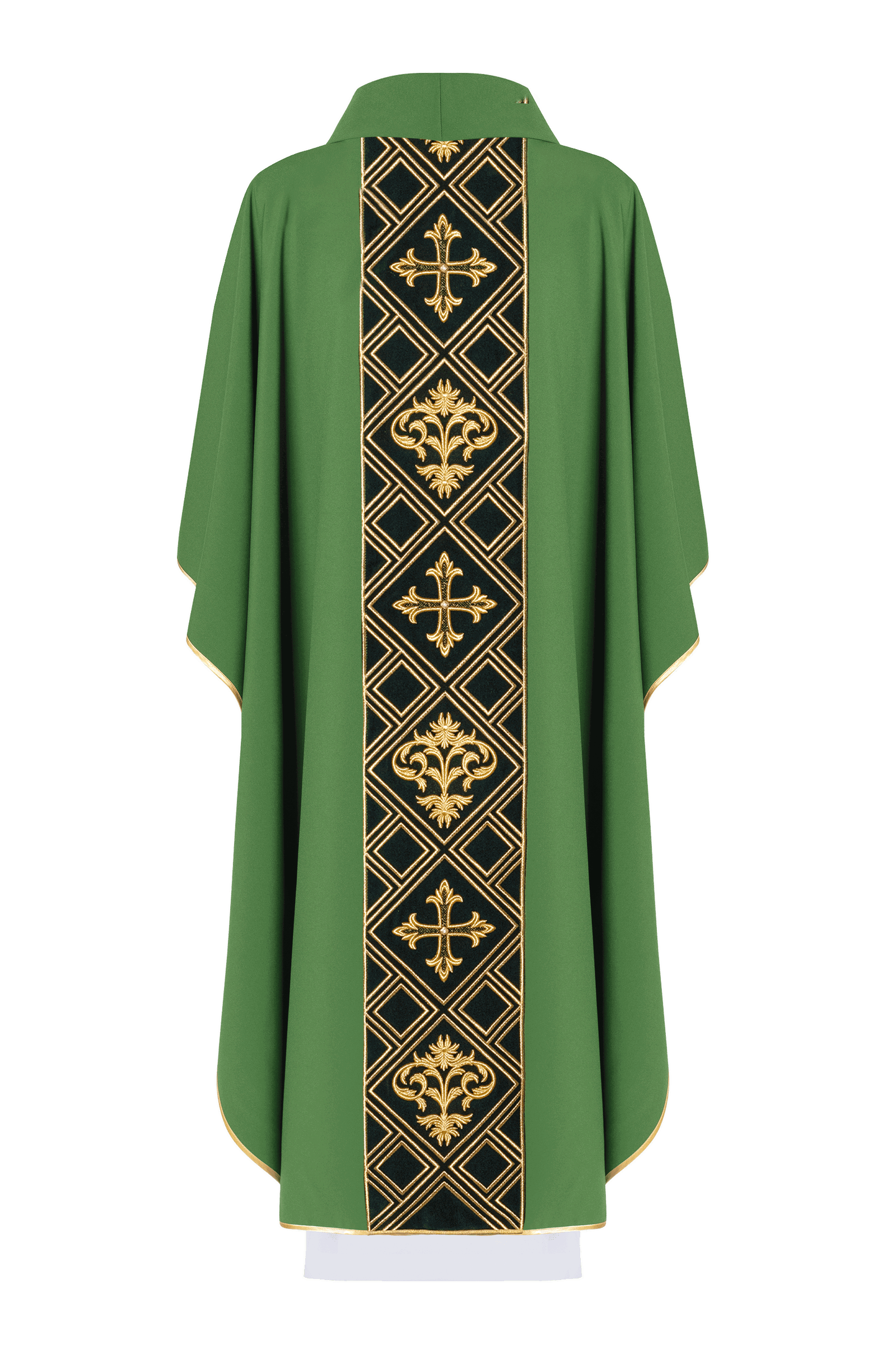 Chasuble embroidered with Green Cross