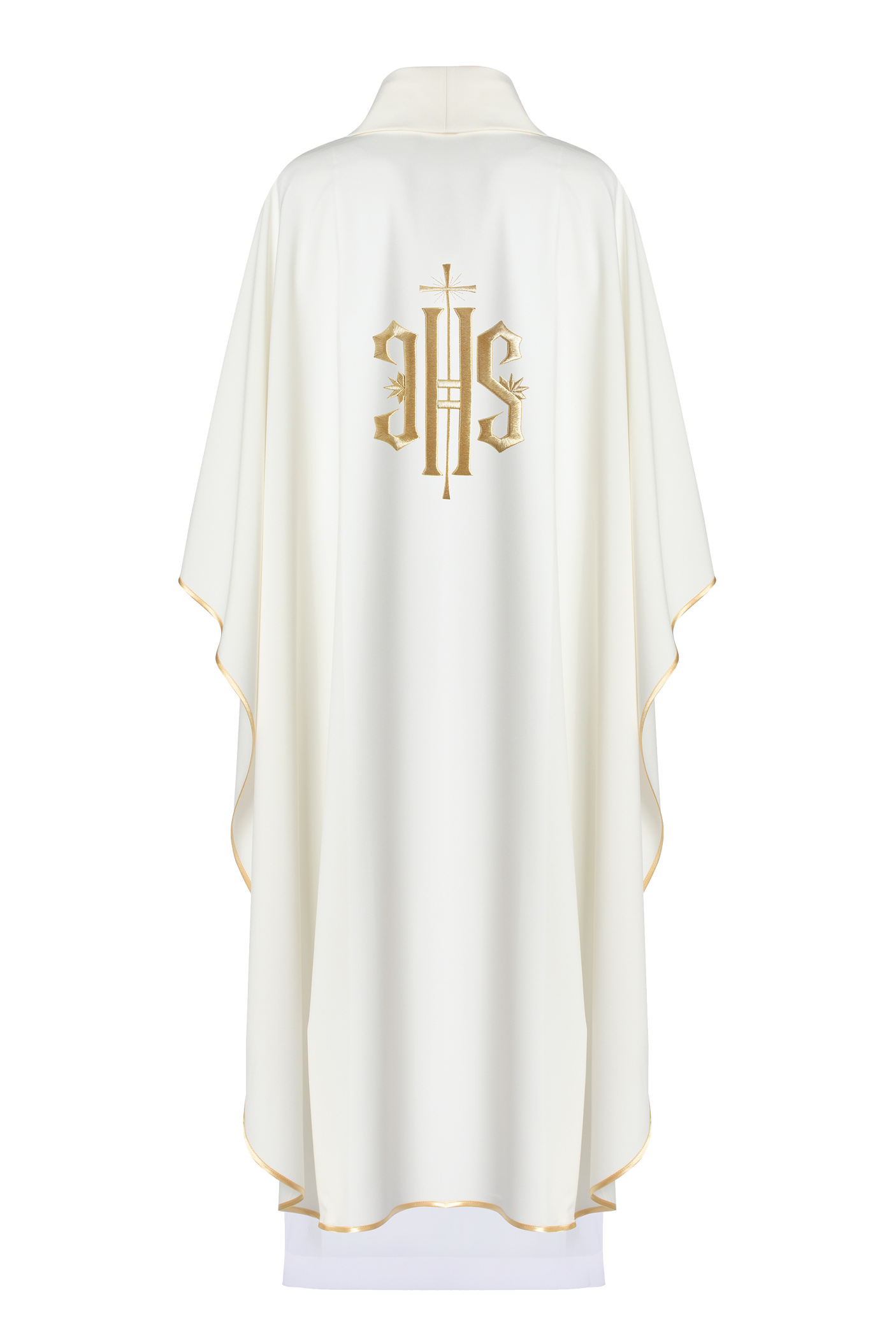 Chasuble with 3D embroidery IHS symbol