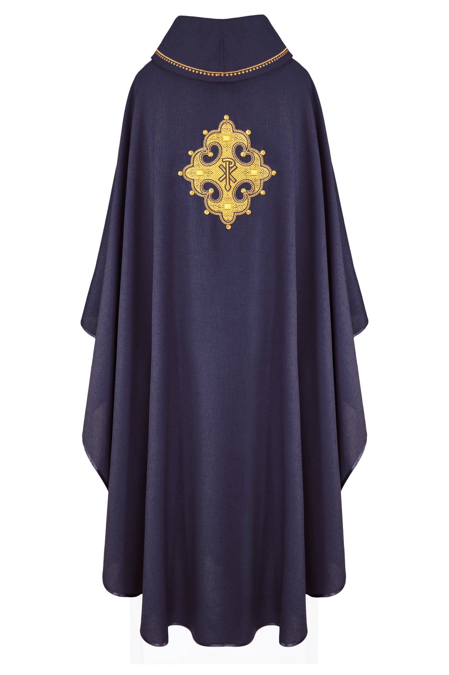 Purple robe with gold PAX embroidery