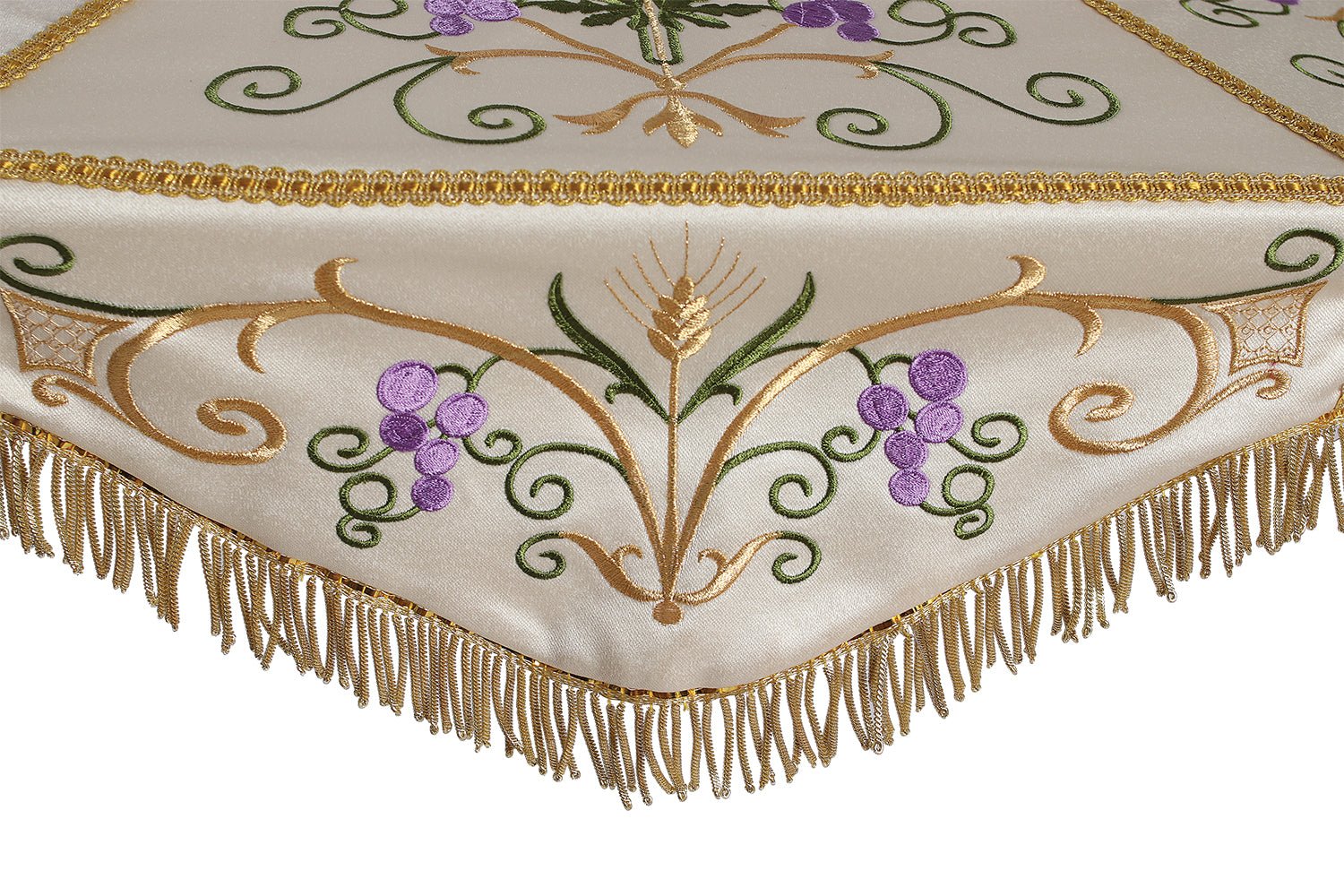 Processional Umbrella with floral motifs