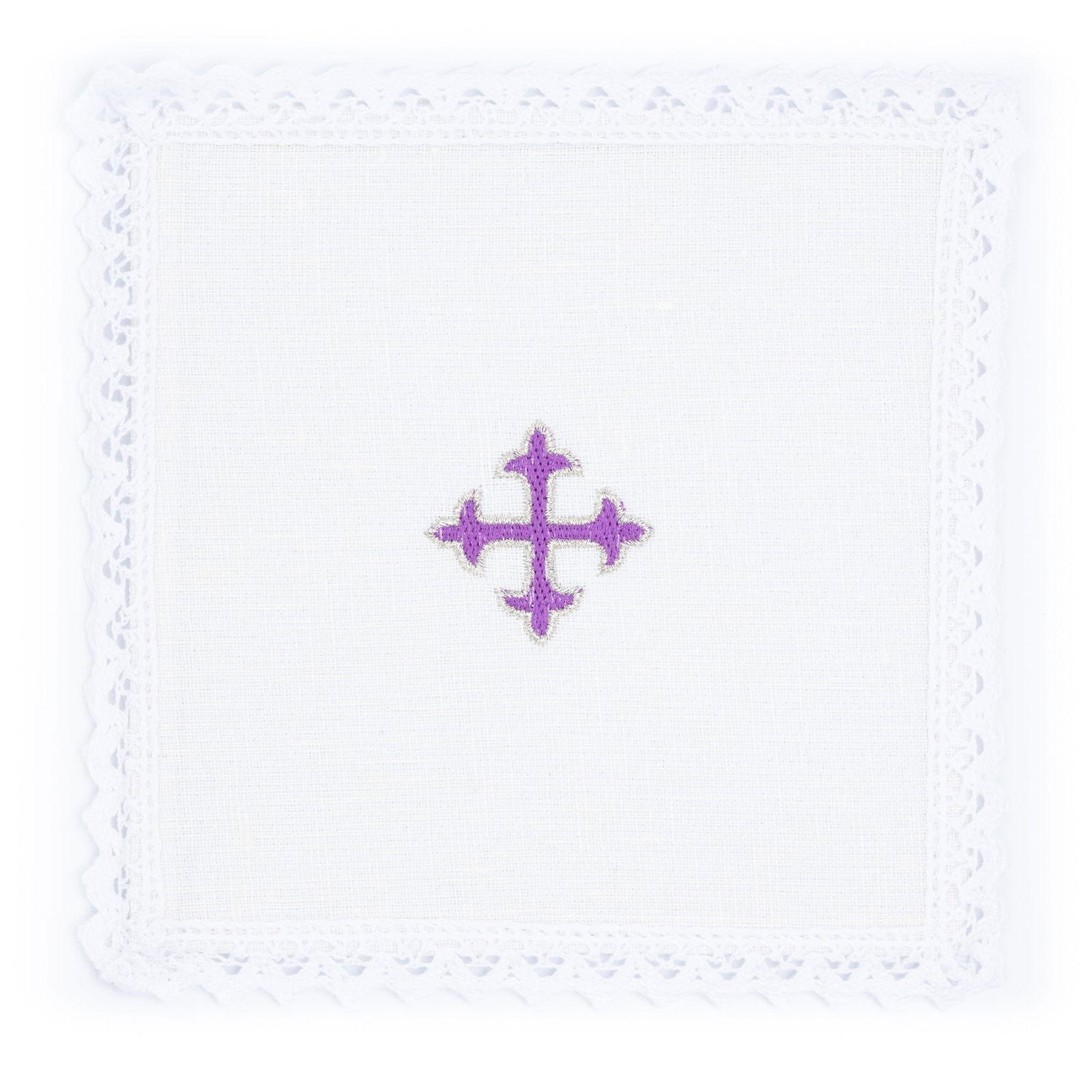 Chalice Linens with small cross embroidery