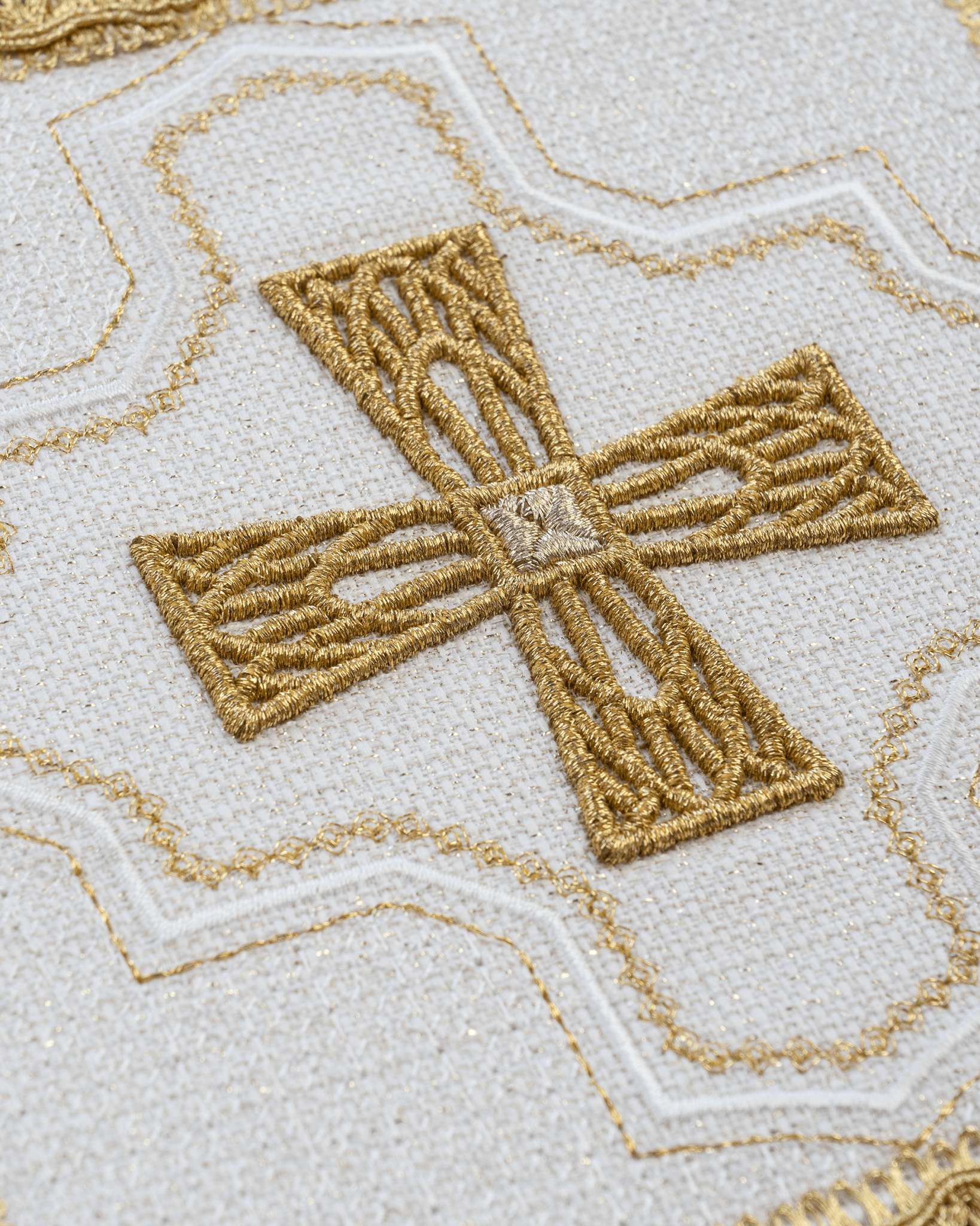 Set of Palls in four liturgical colors KPA4/184 18*18 - HAFTINAUSA.COM