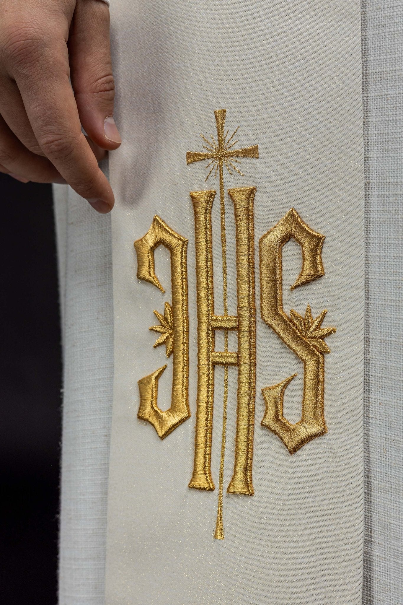 Stole embroidered with the image of St. Florian KSW2/007/05/54 - HAFTINAUSA.COM