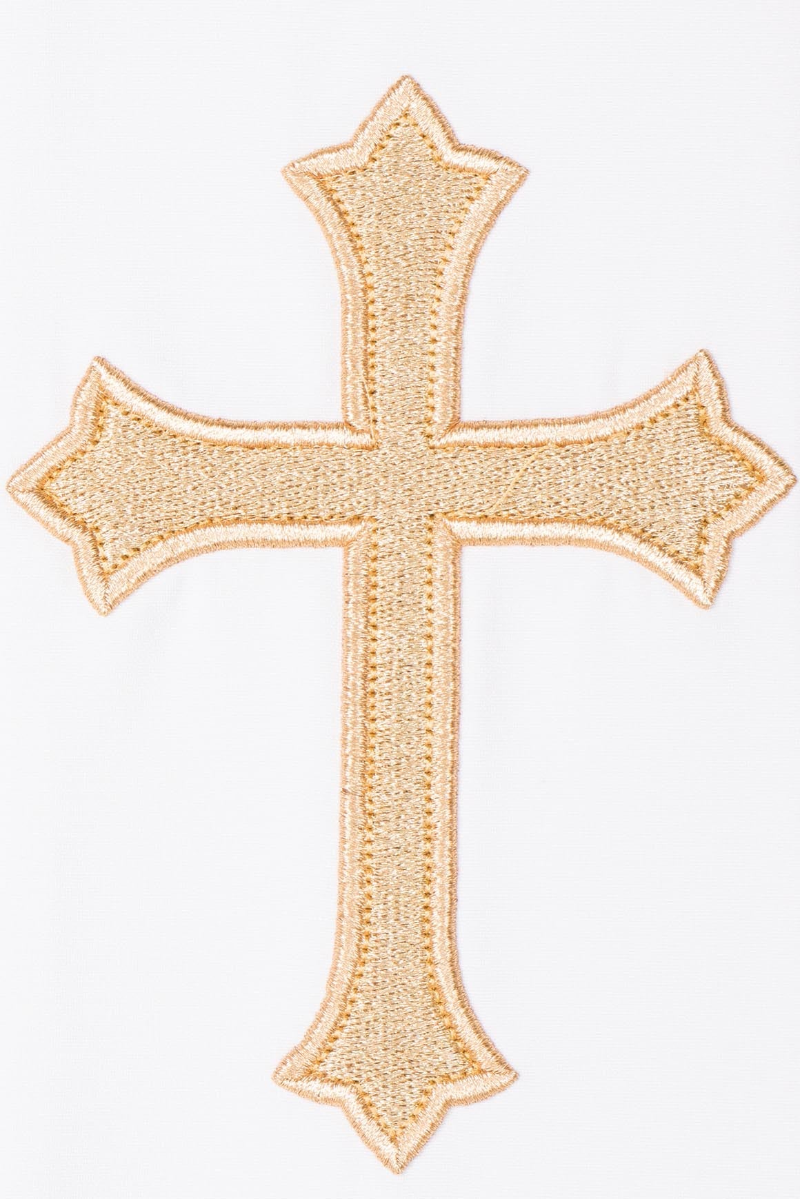 Ecru Deacon stole with a Cross