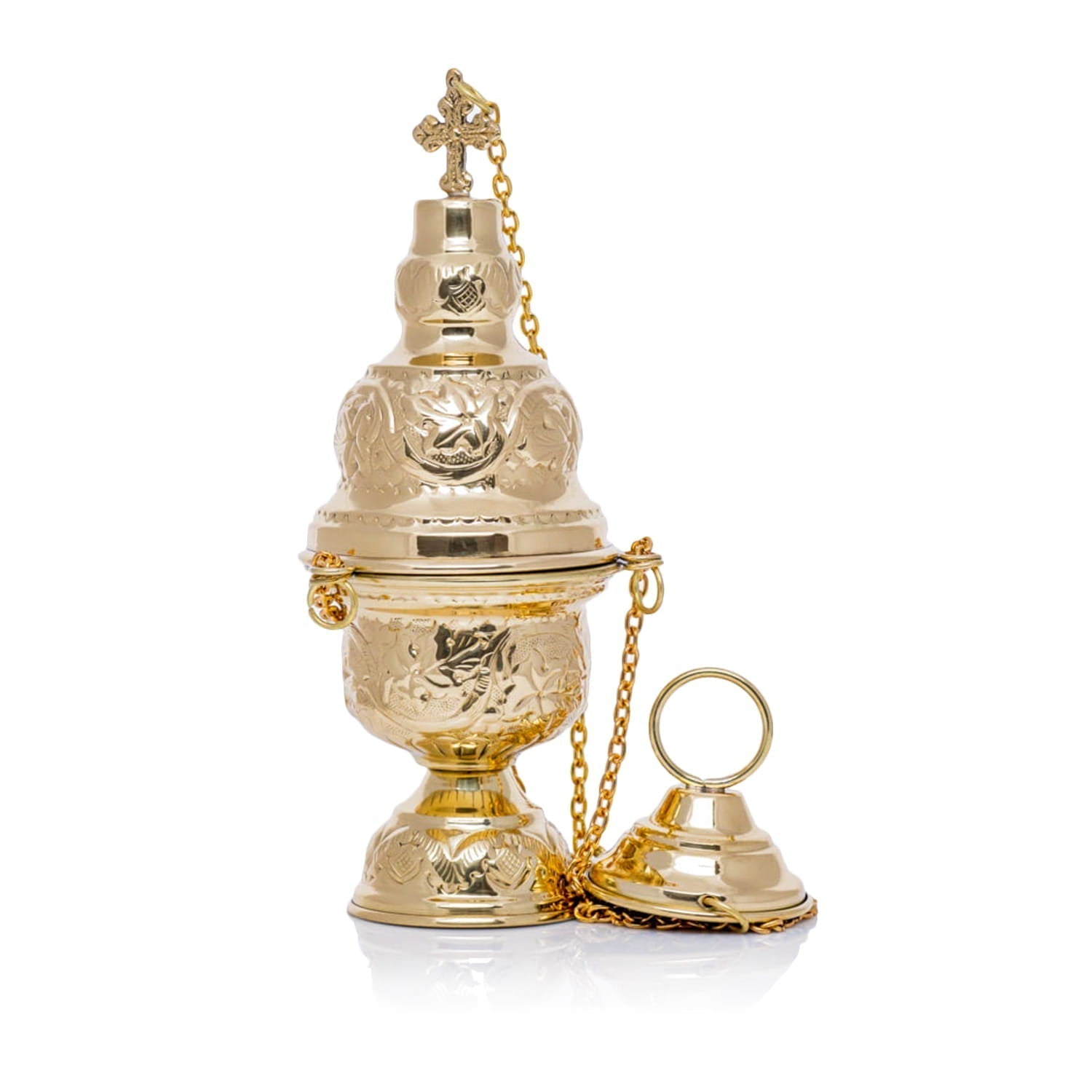 Thurible - brass - 24 cm M22244 - HAFTINAUSA.COM