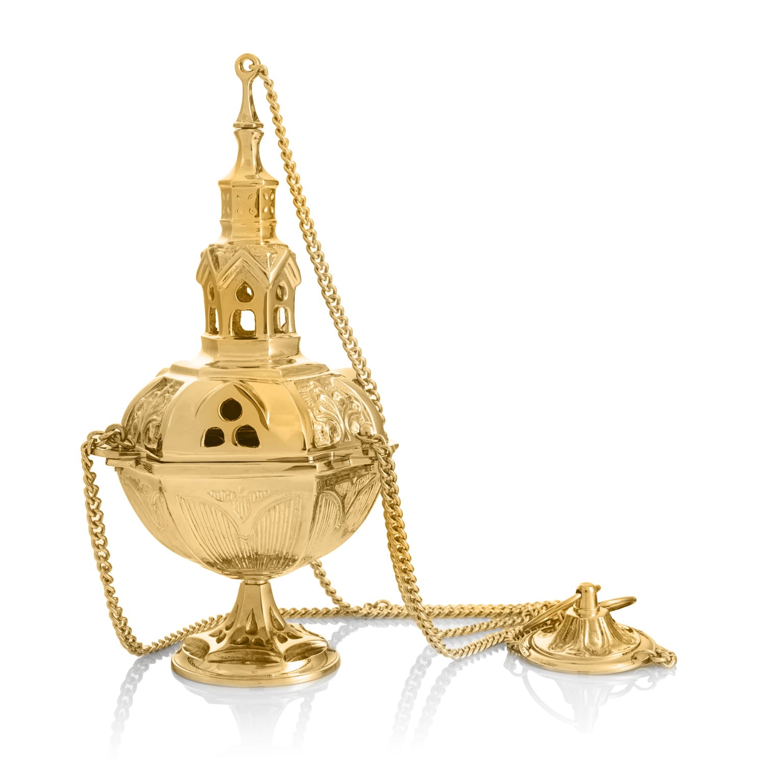 Thurible - brass - 28 cm 786909A - HAFTINAUSA.COM