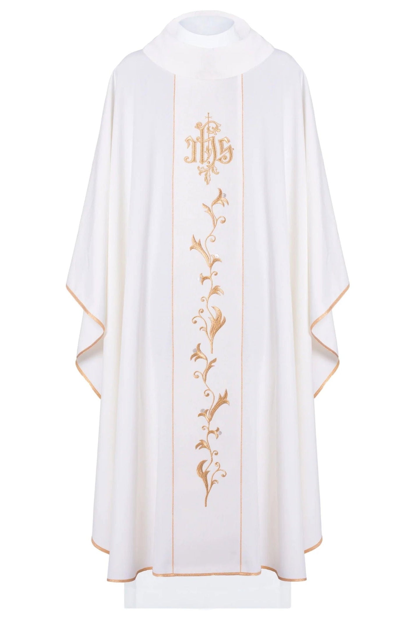 Chasuble embroidered with ecru Cross - HAFTINAUSA.COM