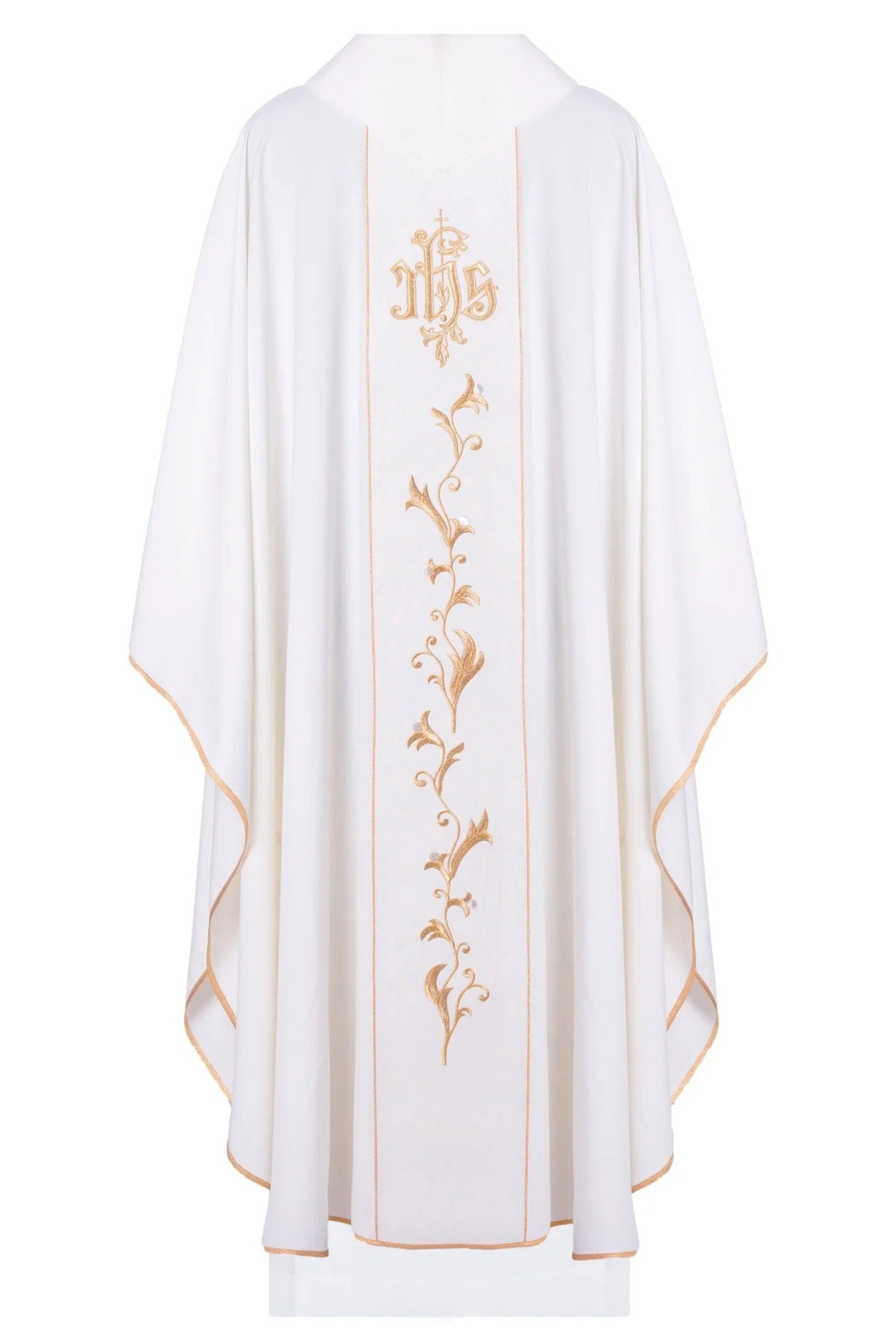 Chasuble embroidered with ecru Cross