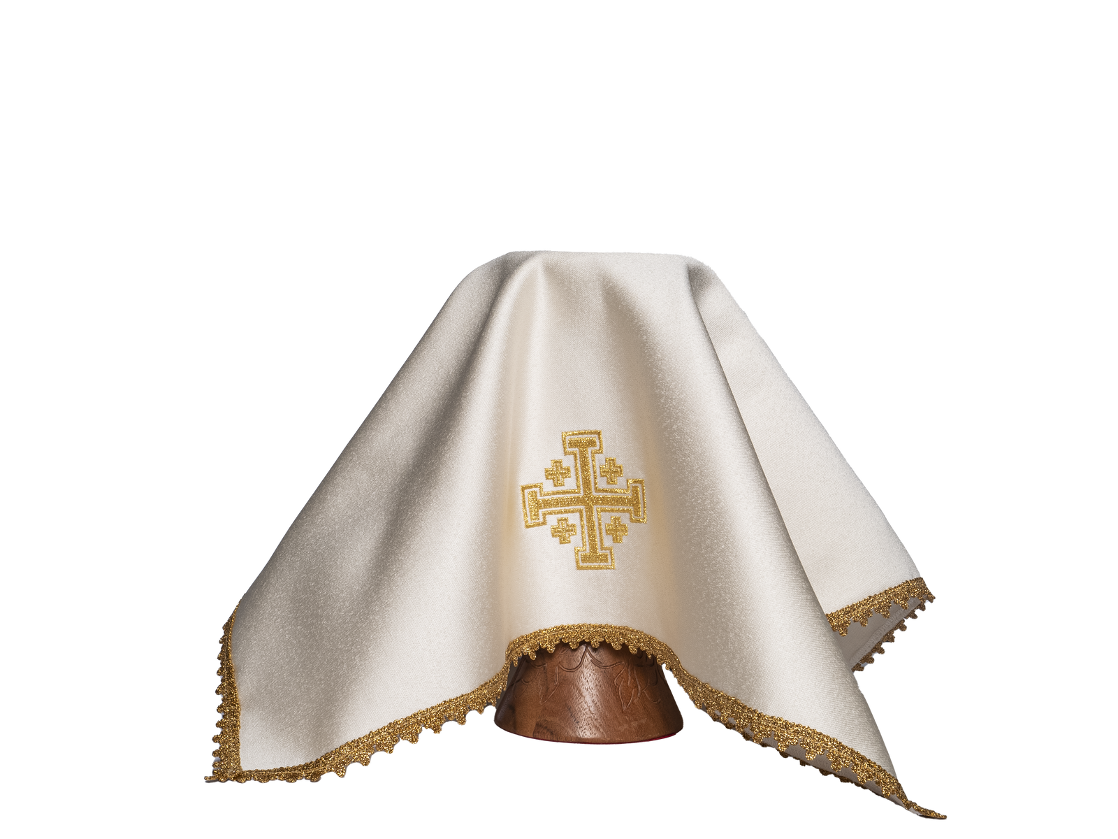 Chalice veil with Jerusalem Cross set of 4 pieces